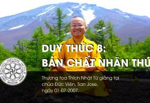 Duy thức 8: Bản chất nhãn thức (01-07-2007) – Thích Nhật Từ duy thuc 8 ban chat nhan thuc 01
