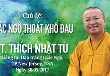 Giác Ngộ Thoát Khổ Đau – Thích Nhật Từ giac ngo thoat kho dau thich nha