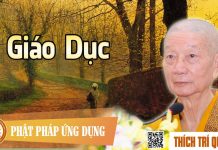 Giáo Dục – Thích Trí Quảng giao duc thich tri quang