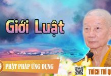 Giới Luật – Thích Trí Quảng gioi luat thich tri quang