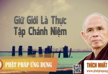 Giữ Giới Là Thực Tập Chánh Niệm – Thích Nhất Hạnh giu gioi la thuc tap chanh niem