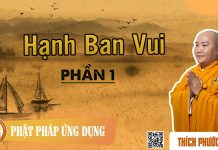 Hạnh Ban Vui Phần 1 – Thích Phước Tiến hanh ban vui phan 1 thich phuoc