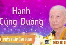 Hạnh Cúng Dường – Thích Trí Quảng hanh cung duong thich tri quang