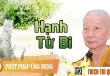 Hạnh Từ Bi – Thích Trí Quảng hanh tu bi thich tri quang