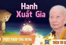 Hạnh Xuất Gia – Thích Trí Quảng hanh xuat gia thich tri quang
