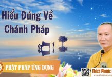 Hiểu Đúng Về Chánh Pháp – Thích Phước Nghiêm 2016 hieu dung ve chanh phap thich ph