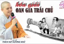 Hóa Giải Oan Gia Trái Chủ – Thích Nữ Hương Nhũ hoa giai oan gia trai chu thich