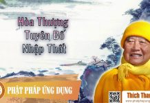 Hòa Thượng Thích Thanh Từ Tuyên Bố Nhập Thất hoa thuong thich thanh tu tuyen