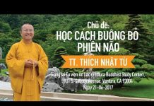 Học Cách Buông Bỏ Phiền Não – Thích Nhật Từ hoc cach buong bo phien nao thic
