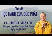 Học Hạnh Của Đức Phật – Thích Nhật Từ hoc hanh cua duc phat thich nhat