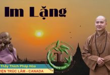 Im Lặng – Thích Pháp Hòa im lang thich phap hoa