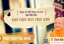 Khó Chịu Hay Chịu Khó (KT102) – Thích Bửu Chánh kho chiu hay chiu kho kt102 thic