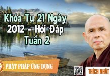 Khóa Tu 21 Ngày 2012 – Hỏi Đáp Tuần 2 – Thích Nhất Hạnh khoa tu 21 ngay 2012 hoi dap tua 1