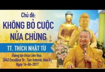 Không Bỏ Cuộc Nửa Chừng – Thích Nhật Từ khong bo cuoc nua chung thich nh