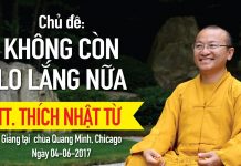 Không Còn Lo Lắng Nữa – Thích Nhật Từ khong con lo lang nua thich nhat