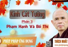 Kinh Cát Tường 3 – Phạm Hạnh Và Bố Thí – Thiền Sư Thích Nhất Hạnh kinh cat tuong 3 pham hanh va bo