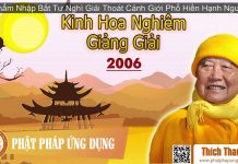 Kinh Hoa Nghiêm Giảng Giải 10 – Nhập Bất Tư Nghì Phổ Hiên Hạnh Nguyện – Thích Thanh Từ kinh hoa nghiem giang giai 10 nh