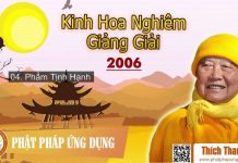 Kinh Hoa Nghiêm Giảng Giải 4 – Tịnh Hạnh – Thích Thanh Từ kinh hoa nghiem giang giai 4 tin