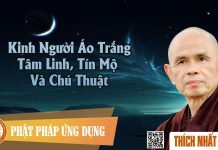 Kinh Người Áo Trắng – Tâm Linh, Tín Mộ Và Chú Thuật – Thích Nhất Hạnh kinh nguoi ao trang tam linh tin