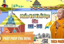 Kinh Pháp Cú Phẩm Voi Và Ái Dục (Câu 331 đến 341) – Thích Phước Tiến kinh phap cu pham voi va ai duc