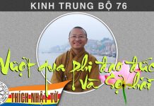 Kinh Trung Bộ 76 (Kinh Sandaka) – Vượt qua phi đạo đức và sợ hãi (16/09/2007) – Thích Nhật Từ kinh trung bo 76 kinh sandaka vu