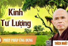 Kinh Tư Lượng – Thích Nhất Hạnh kinh tu luong thich nhat hanh