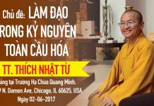 Làm Đạo Trong Kỷ Nguyên Toàn Cầu Hóa – Thích Nhật Từ lam dao trong ky nguyen toan cau