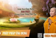 Làm Sao Ứng Dụng Đạo Phật Trong Cuộc Sống Thế Tục – Thích Phước Tiến lam sao ung dung dao phat trong