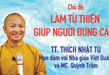 Làm Từ Thiện, Giúp Người Đúng Cách – Thích Nhật Từ lam tu thien giup nguoi dung cac