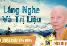 Lắng Nghe Và Trị Liệu – Thích Trí Quảng lang nghe va tri lieu thich tri