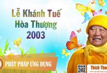 Lễ Khánh Tuế Hòa Thượng Thích Thanh Từ Năm 2003 le khanh tue hoa thuong thich th 1