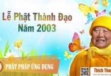Lễ Phật Thành Đạo Năm 2003 – Thích Thanh Từ Thuyết Pháp le phat thanh dao nam 2003 thich
