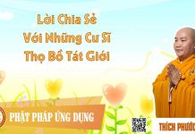 Lời Chia Sẻ Với Những Cư Sĩ Thọ Bồ Tát Giới – Thích Phước Tiến loi chia se voi nhung cu si tho