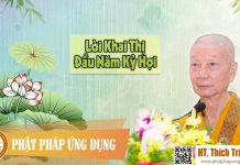 Lời Khai Thị Đầu Năm Kỷ Hợi (KT 100) – Thích Trí Quảng loi khai thi dau nam ky hoi kt 1