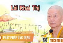 Lời Khai Thị (KT26) – Thích Trí Quảng loi khai thi kt26 thich tri quan