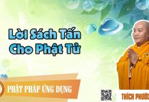 Lời Sách Tấn Cho Phật Tử – Thích Phước Tiến loi sach tan cho phat tu thich p