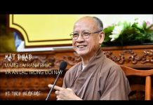 Mật pháp mang lại hạnh phúc và an lạc trong đời này – Thích Huyền Diệu mat phap mang lai hanh phuc va a