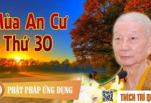 Mùa An Cư Thứ 30 – Thích Trí Quảng mua an cu thu 30 thich tri quang