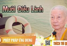 Mười Điều Lành – Thích Trí Quảng muoi dieu lanh thich tri quang 1
