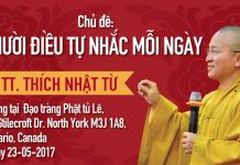 Mười Điều Tự Nhắc Mỗi Ngày – Thích Nhật Từ muoi dieu tu nhac moi ngay thich
