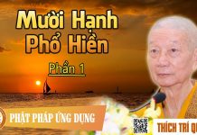 Mười Hạnh Phổ Hiền phần 1 – Thích Trí Quảng muoi hanh pho hien phan 1 thich