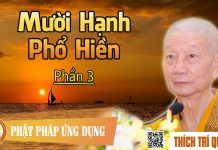 Mười Hạnh Phổ Hiền phần 3 – Thích Trí Quảng muoi hanh pho hien phan 3 thich