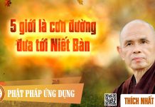 Năm Giới Là Con Đường Đưa Tới Niết Bàn – Thích Nhất Hạnh nam gioi la con duong dua toi ni