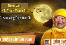 Nằm Mộng Thấy Xuất Gia – Tham vấn HT Thích Thanh Từ 70 nam mong thay xuat gia tham van