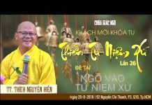 Ngõ Vào Tứ Niệm Xứ – Thích Nguyên Hiền ngo vao tu niem xu thich nguyen