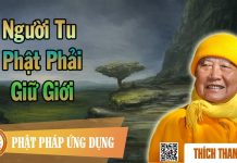 Người Tu Phật Phải Giữ Giới – Thích Thanh Từ nguoi tu phat phai giu gioi thic