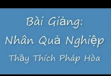 Nhân Quả – Nghiệp – Thích Pháp Hòa nhan qua nghiep thich phap hoa