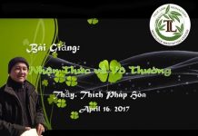 Nhận Thức Về Vô Thường – Thích Pháp Hòa nhan thuc ve vo thuong thich pha