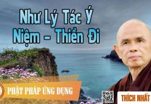 Như Lý Tác Ý – Niệm – Thiền Đi – Thích Nhất Hạnh nhu ly tac y niem thien di thich