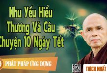 Nhu Yếu Hiểu – Thương Và Câu Chuyện 10 Ngày Tết – Thích Nhất Hạnh nhu yeu hieu thuong va cau chuye